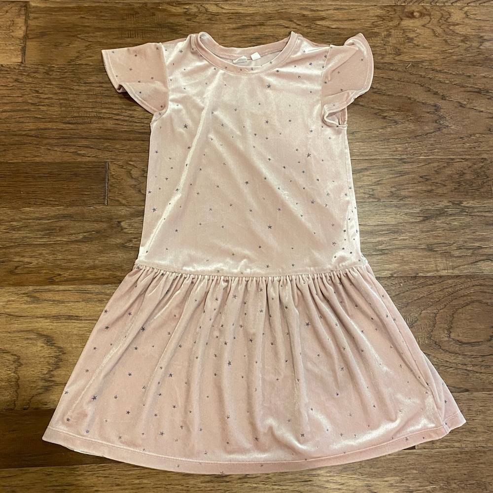 Velvet dress with sparkle details